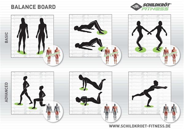 Schildkrot Fitness Balance Board - deska za ravnotežje