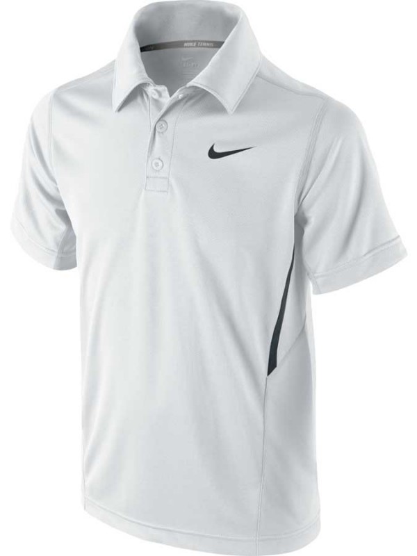 Nike fantovska majica N.E.T. UV SS polo bela