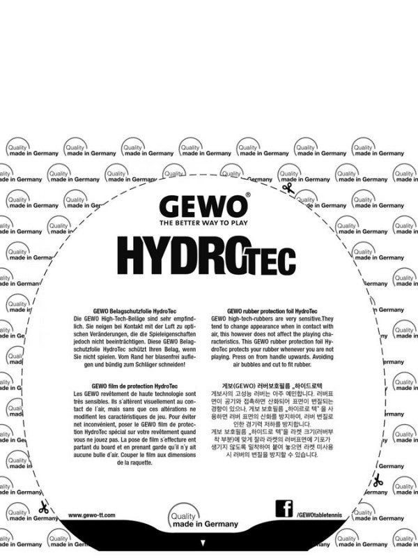 Gewo HydroTec Tensor Rubber zaščitna folija