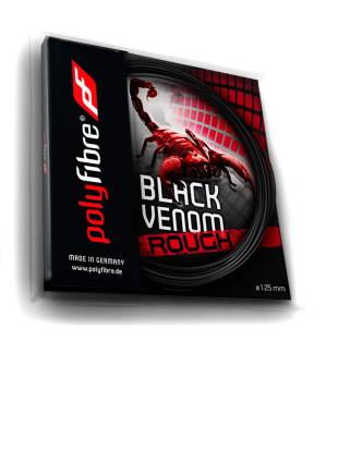 3 x Tenis struna Polyfibre  Black Venom Rough - set