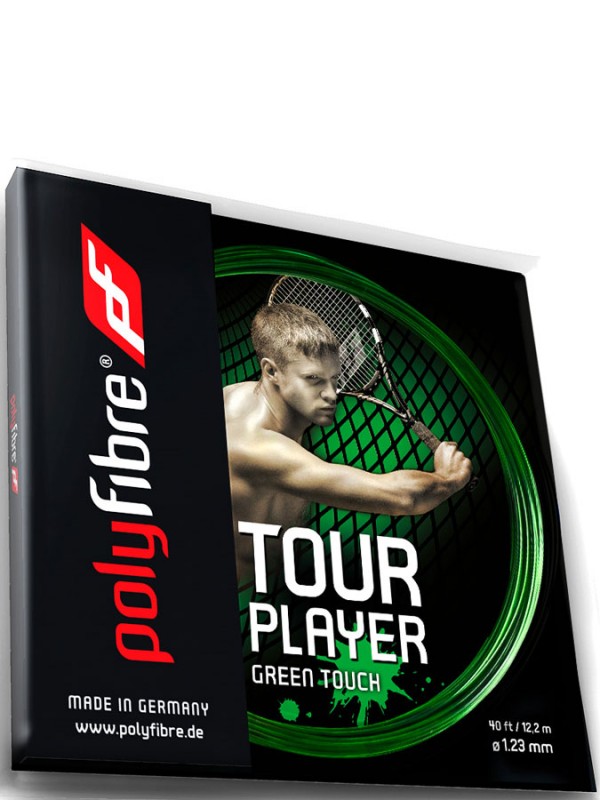 Tenis struna Polyfibre Tour Player Green Touch - set