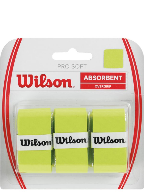 Wilson Grip Pro SOFT 3 pack - Lime