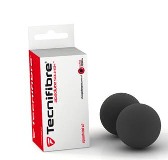 Absolute Squash žogice Tecnifibre 2 pack - rdeča pika