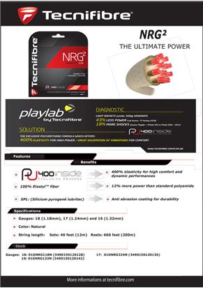 Tenis struna Tecnifibre NRG2