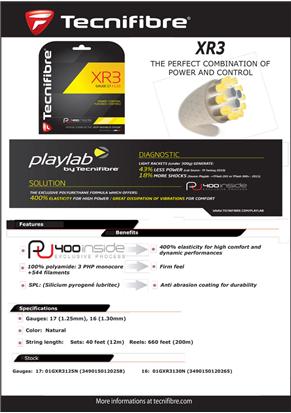 Tenis struna Tecnifibre XR3