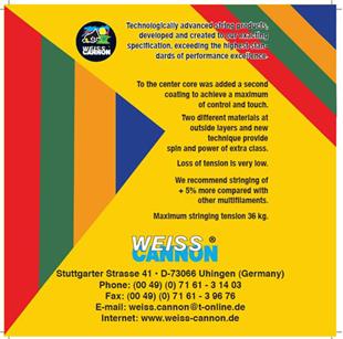 Tenis Struna Weiss Cannon The 