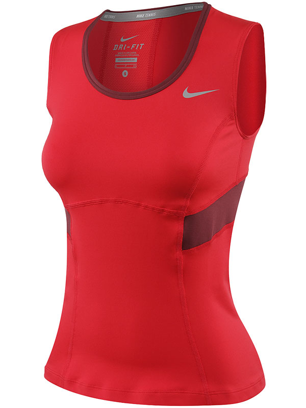 Nike ženska majica Power Tank rdeča