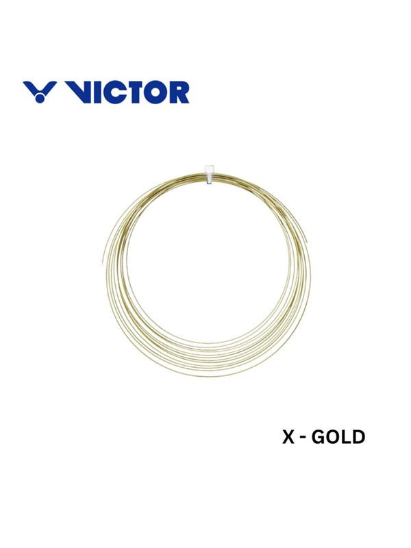 Badminton struna VICTOR VBS-66 nano Gold - set 10m