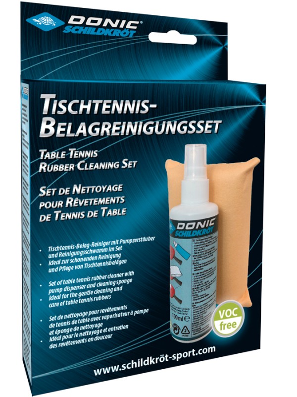 Čistilni set za čiščenje namiznoteniških loparjev - komplet