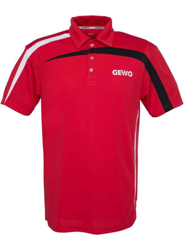 Gewo moška polo majica Primus Mikrofaser rdeča