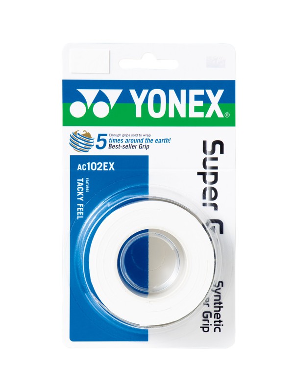 Yonex grip Super Grap 3 pack white