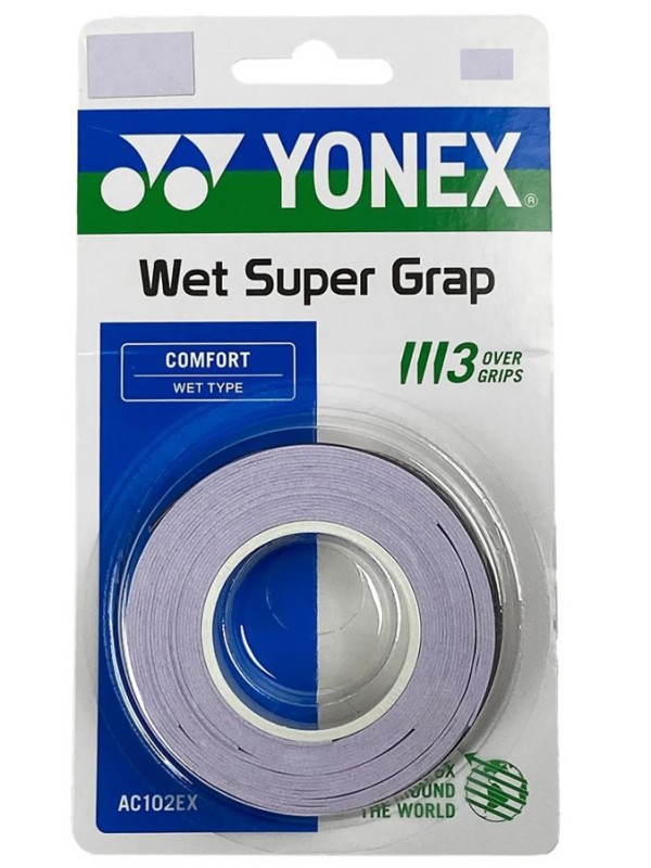 Yonex grip Super Grap 3 pack - svetlo vijolična
