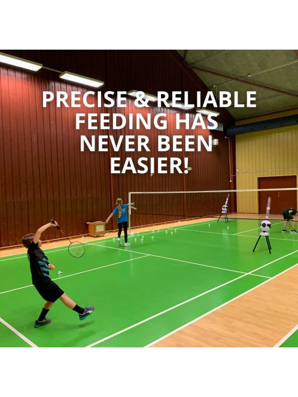 Badminton podajalec žog Gripfixer