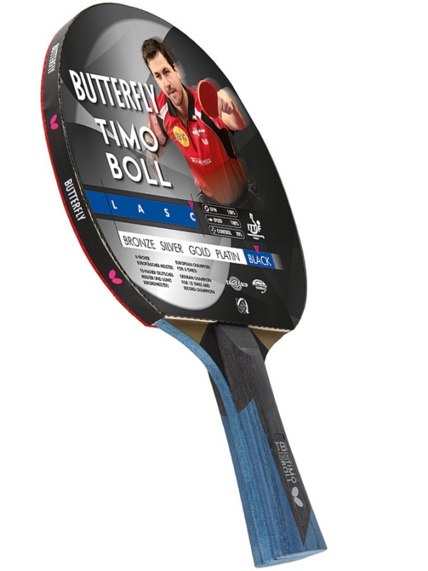 Lopar za namizni tenis Butterfly Timo Boll Black