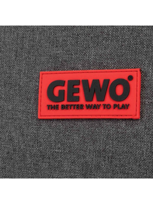 Ovitek za namizno teniški lopar GEWO Single Spy grey/red