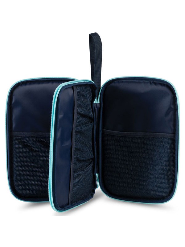 Ovitek za namizno teniški lopar GEWO Double cover Stripes Navy