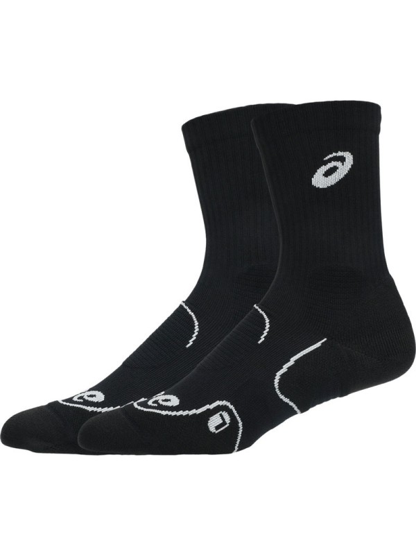 Asics nogavice Court + tenis crew sock Performance black