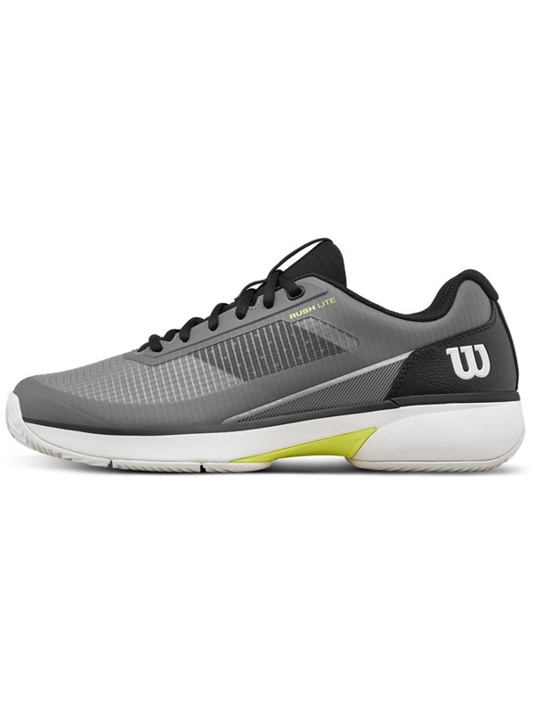 Tenis copati Wilson Rush Lite 5 Clay Titanium / Black / Safety Yellow