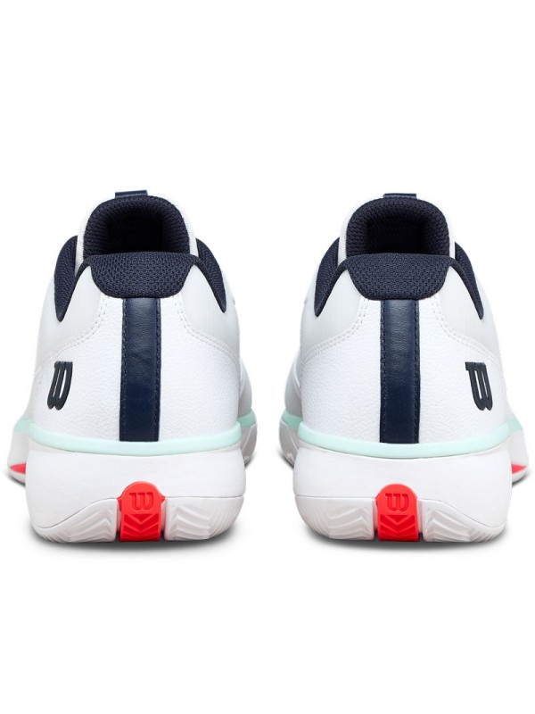 Tenis copati Wilson Rush Lite 5 Clay White/Fiery Coral