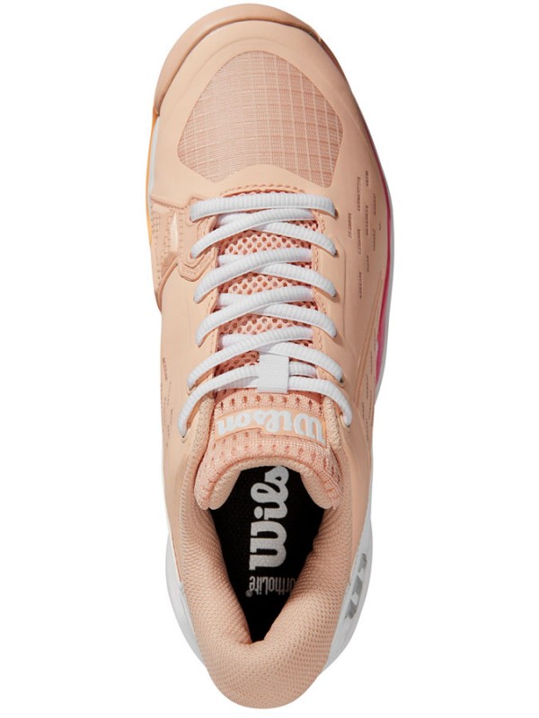 Ženski tenis copati Wilson Rush Pro ACE Clay peach