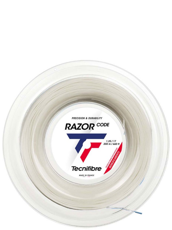 Tenis struna Tecnifibre Razor Code white - kolut 200m