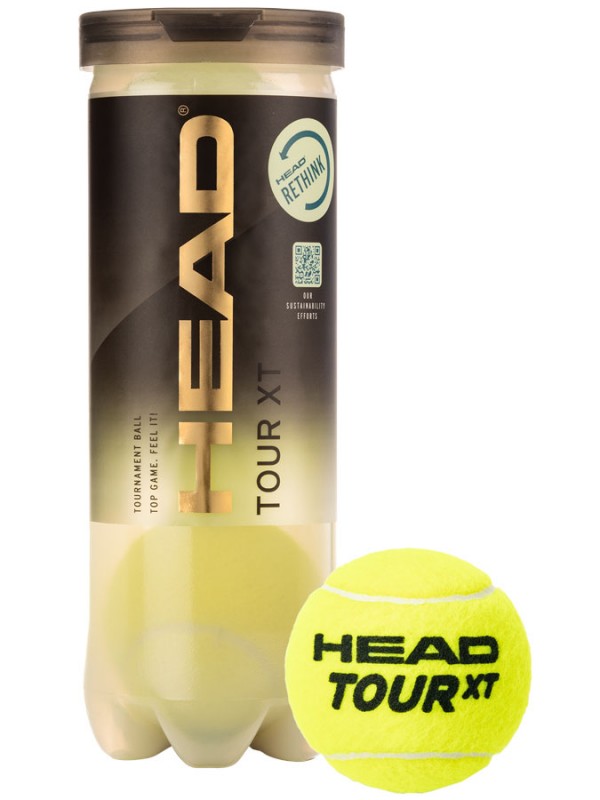 6 x Tenis Žogice HEAD TOUR XT