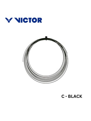 Badminton struna VICTOR VBS-66 nano Black - set 10m
