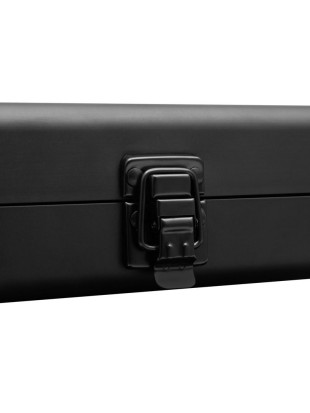 Gewo dvojni aluminijasti kovček za namiznoteniški lopar - črn