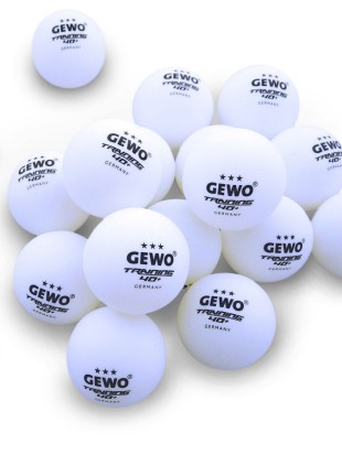 Žogice za namizni tenis trening GEWO *** 40+ (24 žogic)