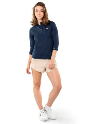 Tecnifibre ženska majica Thermo zip Pro s 3/4 rokavi