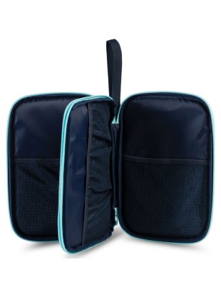 Ovitek za namizno teniški lopar GEWO Double cover Stripes Navy