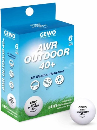 Žogice za namizni tenis GEWO AWR Outdoor 40+