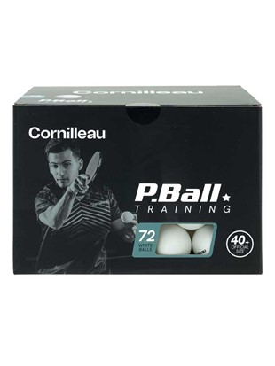 Žogice za namizni tenis Cornilleau P-BALL ABS Training* x72 bele