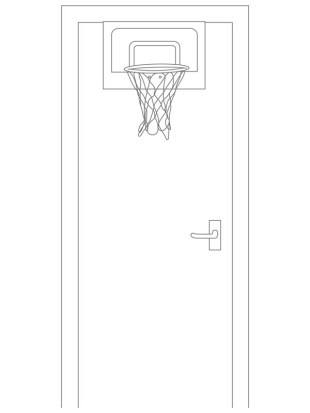 Pure2Improve koš za košarko klasik