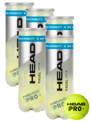 5 x Padel žoge Head Pro+