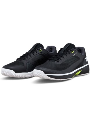 Tenis copati Wilson Rush Lite 5 Clay Black/Safety yellow