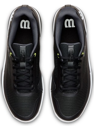 Tenis copati Wilson Rush Lite 5 Clay Black/Safety yellow