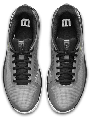 Tenis copati Wilson Rush Lite 5 Clay Titanium / Black / Safety Yellow
