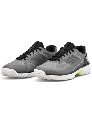 Tenis copati Wilson Rush Lite 5 Clay Titanium / Black / Safety Yellow