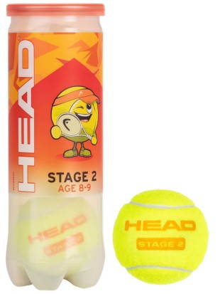 Karton 24 x Tenis Žogice HEAD Stage 2 - oranžna (72 žogic)