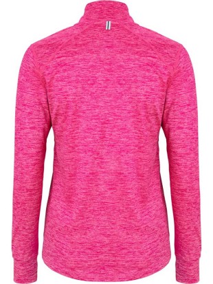 Ženska majica z dolgimi rokavi Victor pink melange 5929