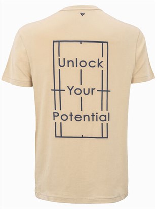 Tecnifibre majica Graphic Tee Sand 2026