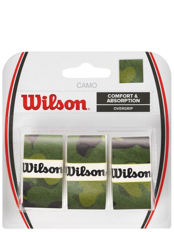 Wilson Grip Camo Overgrip 3 pack zelen