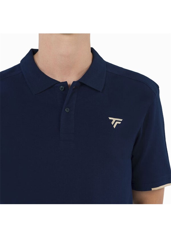 Tecnifibre majica Polo Pique Rib Collar Navy