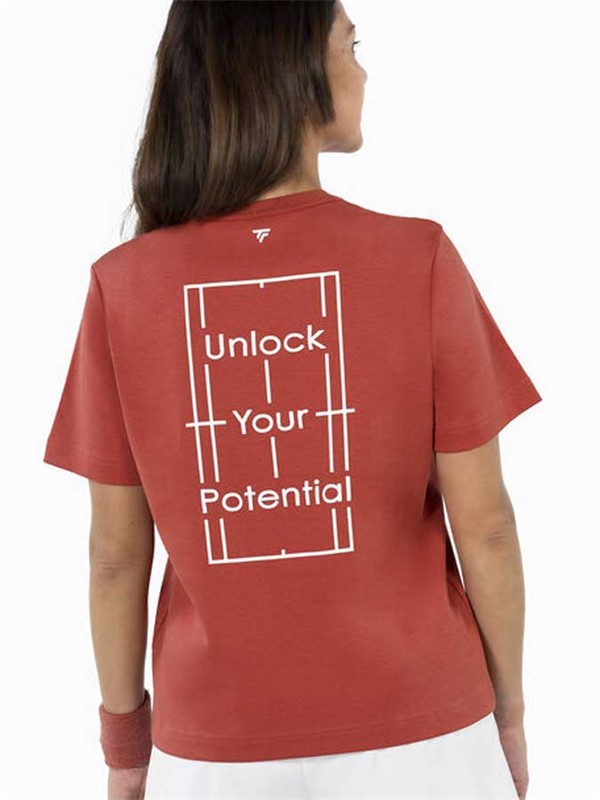 Tecnifibre ženska majica Graphic Tee Terracotta 2026