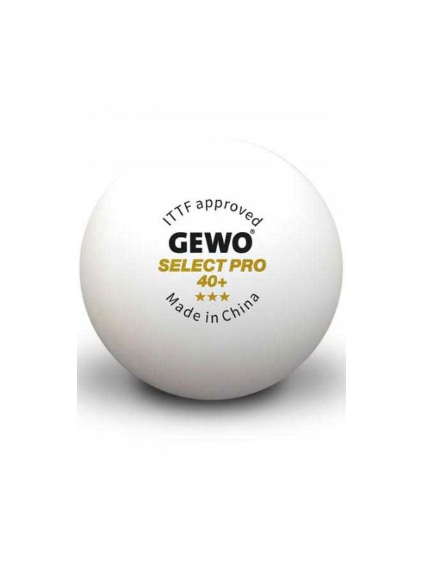 Plastične žogice GEWO Select Pro 40+ *** - 6 žogic
