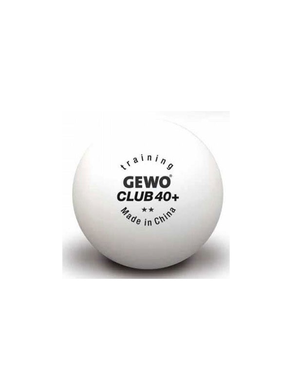 Plastične žogice GEWO Training Club 40+ ** - 72 žogic