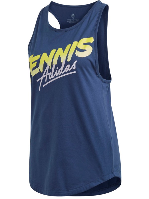 Adidas majica Script Tank Indigo