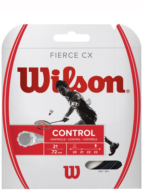 Badminton struna Wilson Fierce Cx - Black