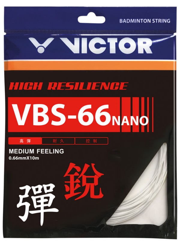 Badminton struna VICTOR VBS-66 nano - set 10m